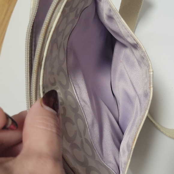 Coach Beige and Tan Crossbody Bag - Picture 3 of 7